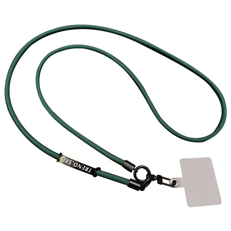 Crossbody Lanyard Neck Strap Case - Correa Larga de Color Sólido para