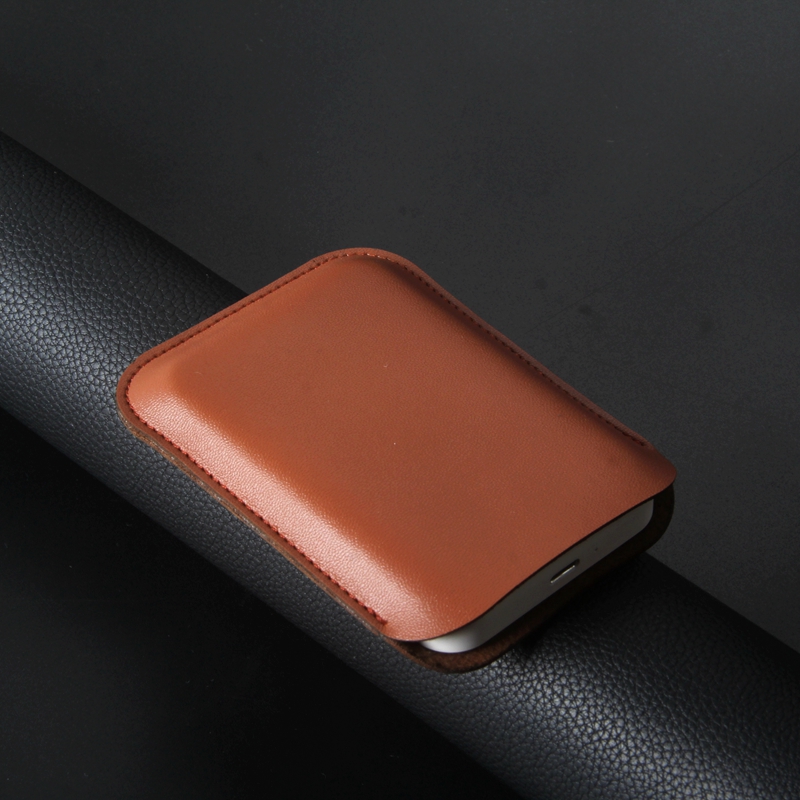 Funda de cuero con funda para  - Power Banks reseña y precio