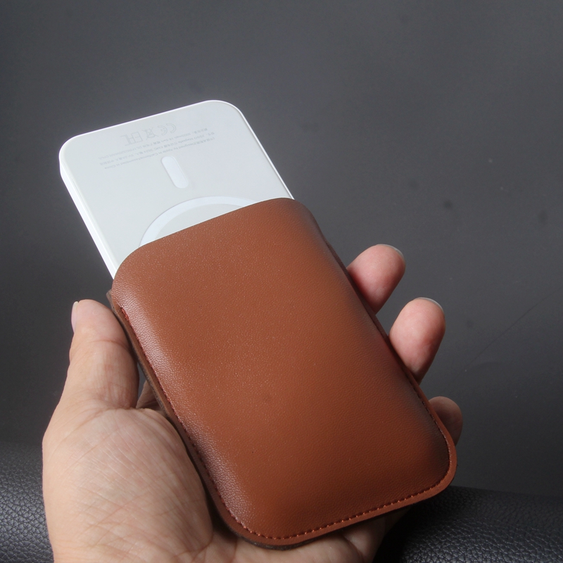 Funda de cuero con funda para  - Power Banks reseña y precio