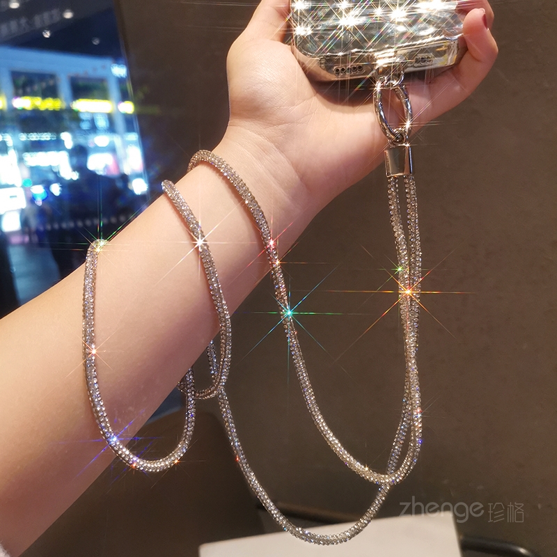 Bandolera con cadena de diaman - Crossbody Lanyard Neck Strap Case reseña y precio