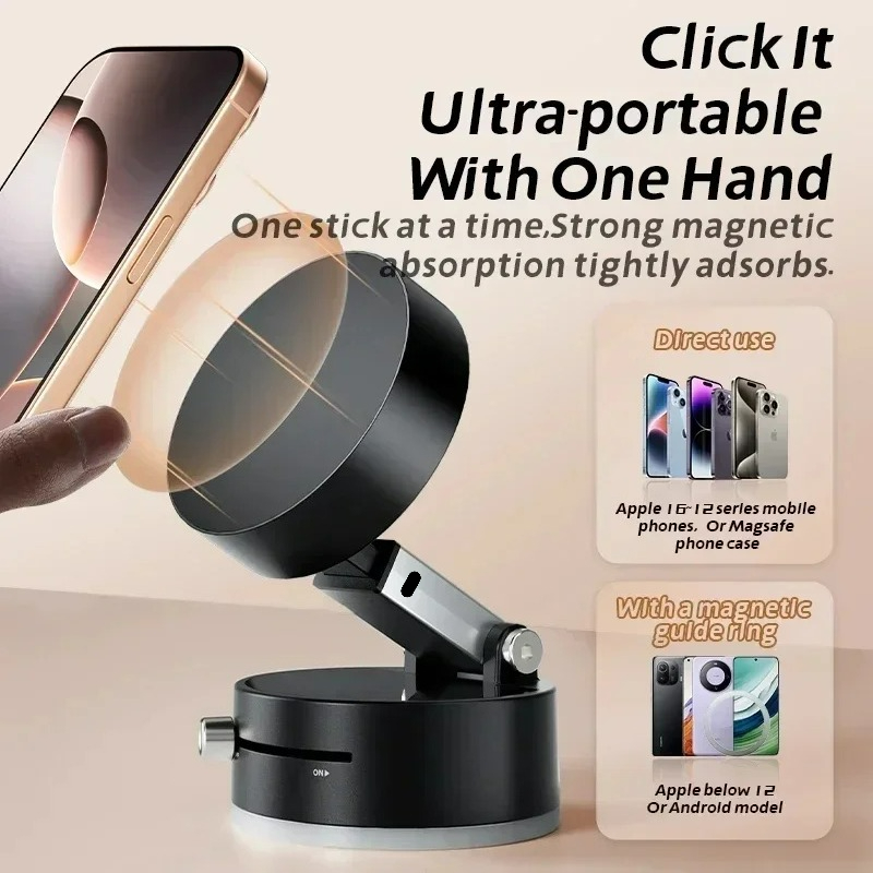 Soporte de vacío magnético de  - Phone Stands reseña y precio