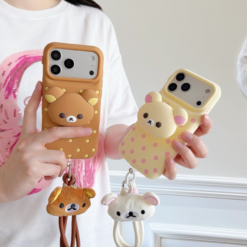 Funda de Silicona 3D con Diseñ - Cute Cartoon Wrist Strap Silicone Case reseña y precio