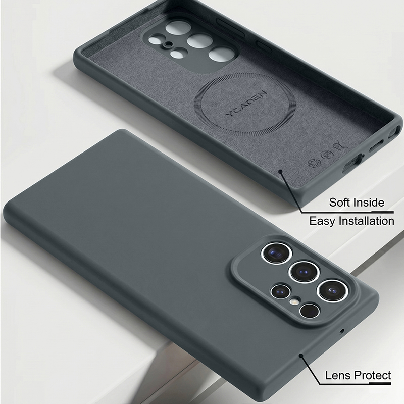 Funda magnética de silicona lí - Liquid Silicone Magnetic Phone Case reseña y precio