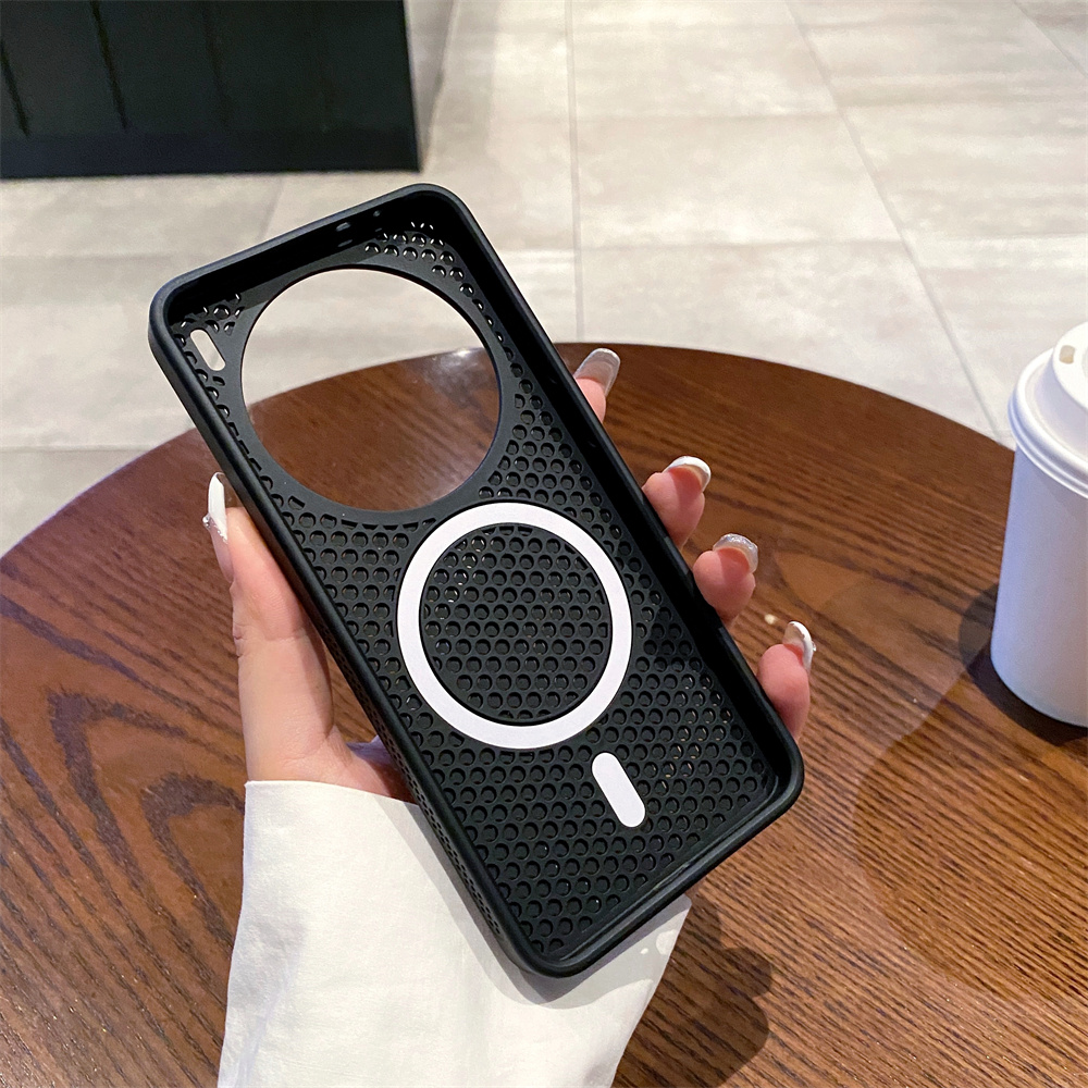 Funda de lujo con textura agra - Heat Dissipation Mesh Breathable Case reseña y precio