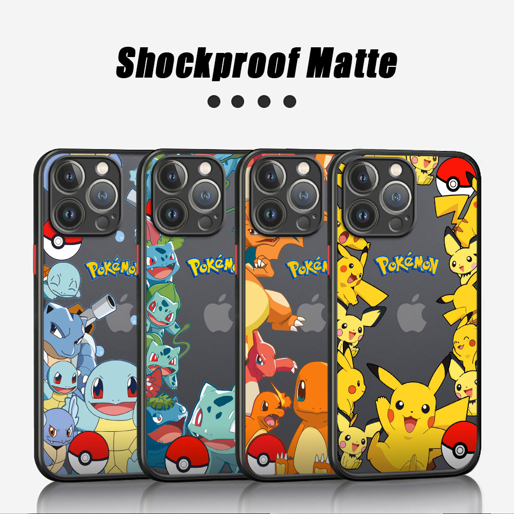 Funda de Pokémon de dibujos an - Matte Hard Pc Back Case reseña y precio