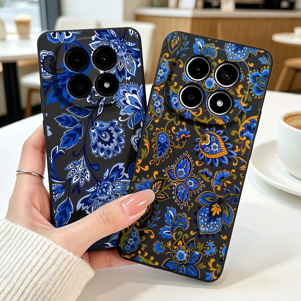 Funda de teléfono con diseño F - Vintage Floral Pattern Soft Case reseña y precio