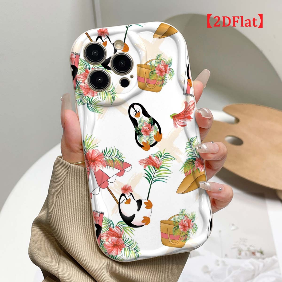 Funda para teléfono con diseño - Cute Cartoon Wrist Strap Silicone Case reseña y precio
